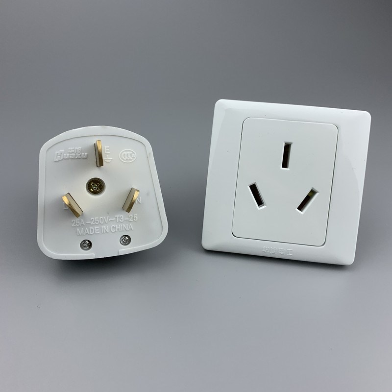 2 three-hole air-conditioning socket three-pin 86 type 25-amp plug air-conditioning wall high-power water heater air-conditioning - Taobao