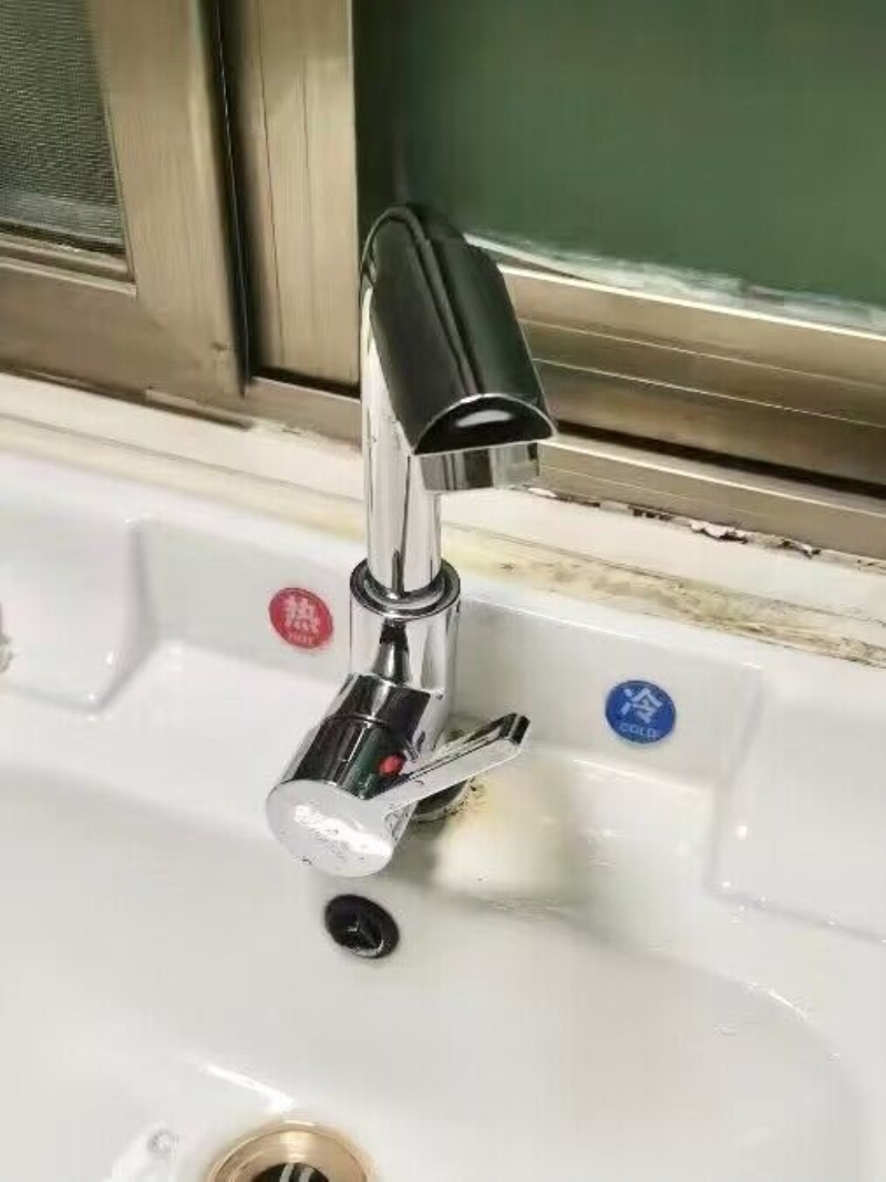 Washbasin table tap two-in-one washbasin hot and cold double with single-hole face basin for home single cold tap kitchen-Taobao