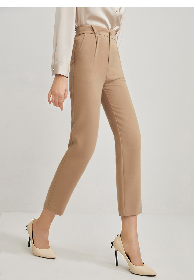 红袖  韩版锥形 女式小脚西装裤 双重优惠折后￥139.1包邮 3色可选