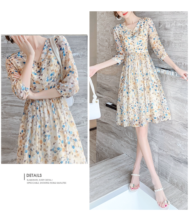 Robe été Mousseline de soie - Ref 3428811 Image 24