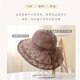 Sun Hat Women's Summer Korean Version Anti-UV Fisherman Hat Travel Versatile Beach Foldable Hollow Hat Sun Hat