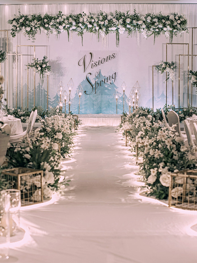 (Qingyang Lin Language)Honey Carpenter wedding company small fresh outdoor wedding scene theme decoration one-stop service