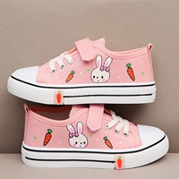 Тканевые туфли, детская повседневная обувь, модная розовая спортивная обувь