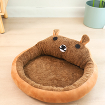 Cats Nest winter warm Four Seasons universal mat removable and washable cute Net red kennel small dog Teddy cat supplies