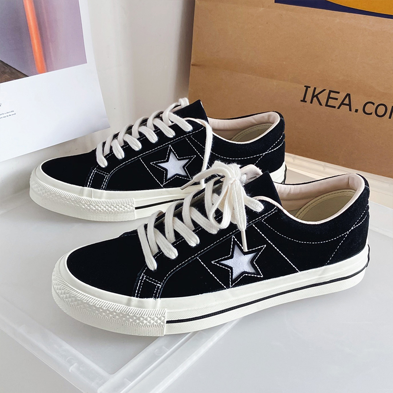 Men's shoes 2021 new low help cloth shoes Han version 100 hitch student star board shoes summer breathable shoes men's wave shoes