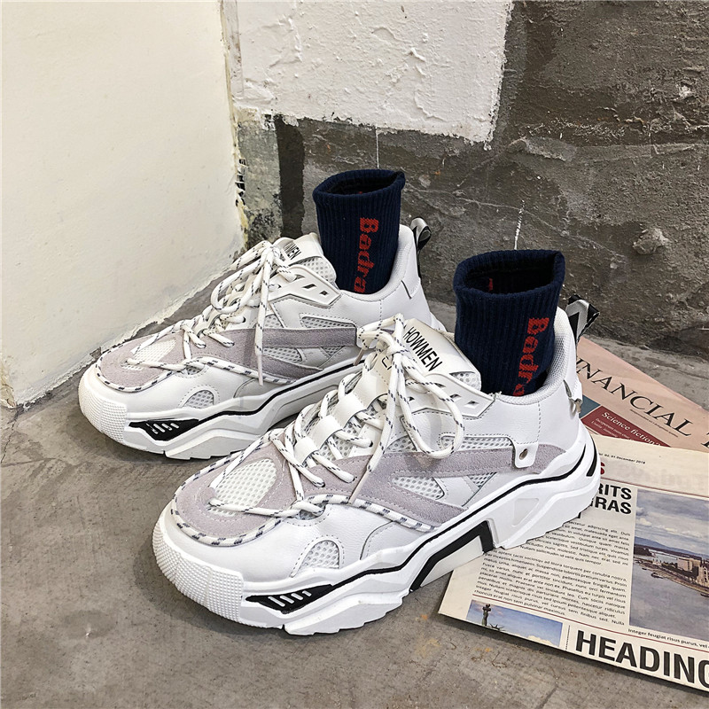 2021 New Men's Shoes Exploits Port Wind Sports Old Daddy Shoes Male Students 100 Hitch Currents And Shoes Men's Wave Shoes