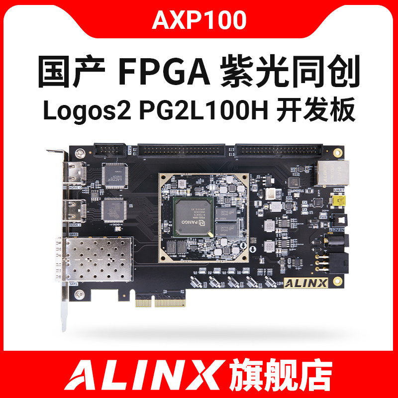 Domestic FPGA development board ALINX Unigroup Tongchuang Logos2 series PG2L100H PCIe optical fiber