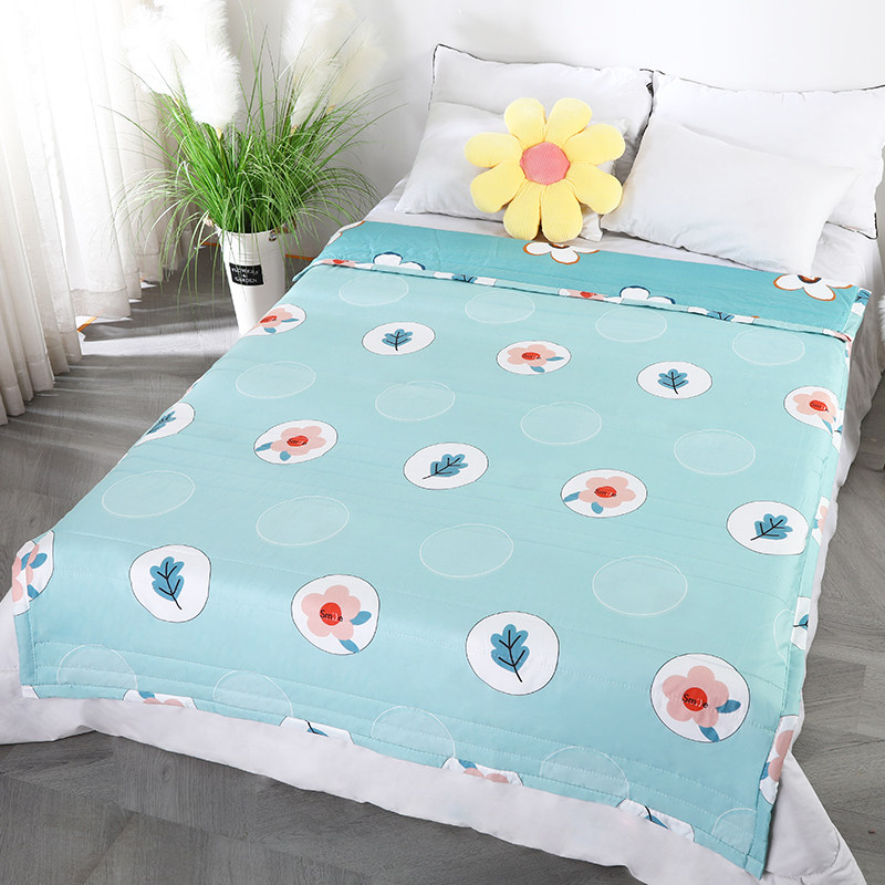 Summer air-conditioning quilt summer cool quilt washed cotton thin quilt covered in summer single children student dormitory summer cool quilt