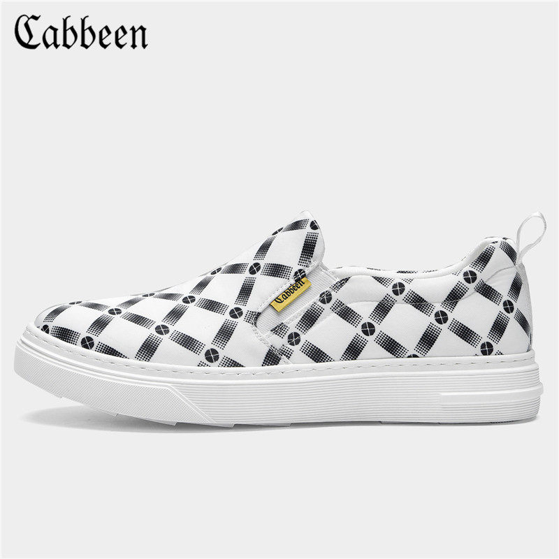Carbine 2022 spring new beanie shoes all-match casual slip-on canvas shoes breathable casual loafers men's shoes