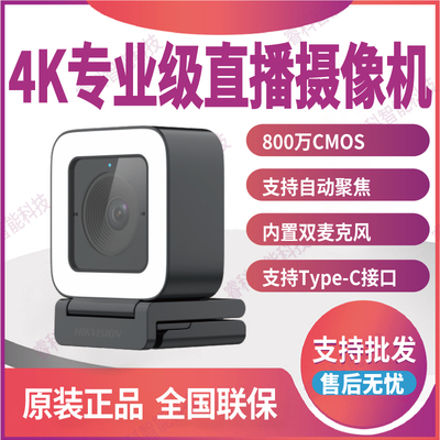 DS-U28 Hikvision 8 миллионов 4K Профессиональная камера встроенная камера встроенная камера с двойным микрофоном Type-C