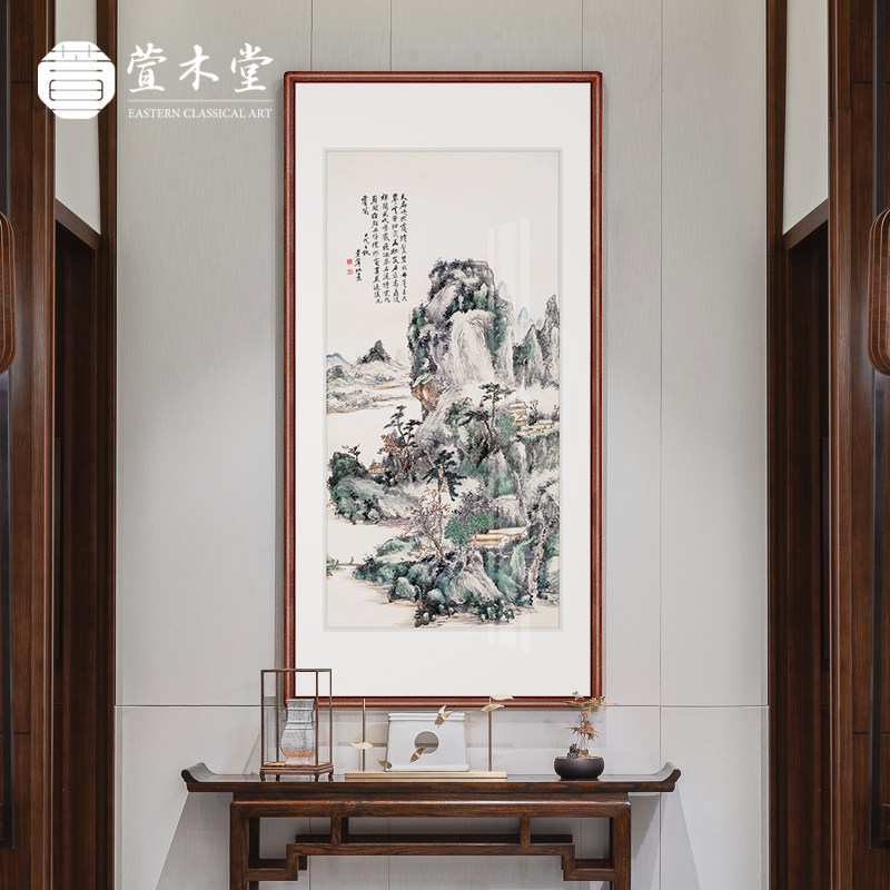 Kayakuang Chinese style Xuanguan decoration painting Living room State painting landscape version painting corridor Aisle Hanging Painting book room fresco-Taobao