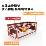 Наружный антисептический деревянный передвижной ящик для цветов во дворе, на балконе, ящик для овощей, карбонизированный цветочный горшок со шкивом, прямоугольный большой