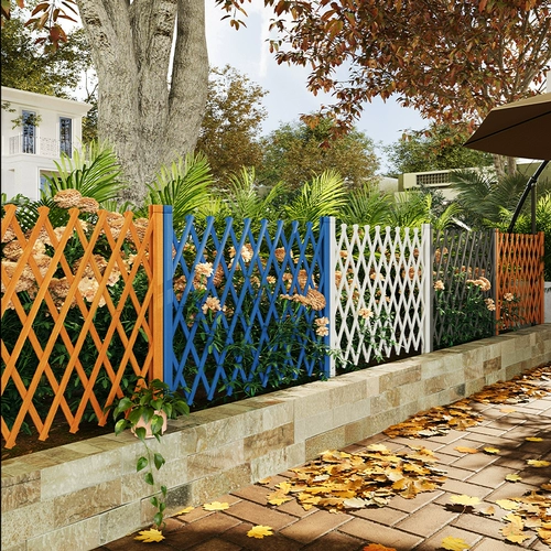 Наружный антикоррозийный деревянный забор, садовый забор, ограждение для двора, перегородка, декоративная беседка для двора, телескопический красочный забор