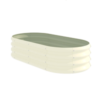 Metal planting box aluminum alloy flower box special box for growing vegetables one meter vegetable garden balcony courtyard roof outdoor flower pot