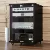 Amplifier cabinet Audio cabinet Cinema KTV professional amplifier rack equipment cabinet with U-bar Audio-visual cabinet