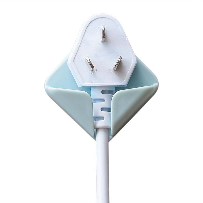 Multifunctional creative power cord plug hook strong non-marking kitchen punch-free sticky hook socket storage fixed