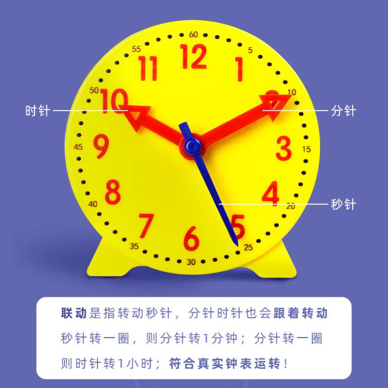 First grade Knowledge of Watch Studies Mathematical Clock Tools Second Grade Model Learning Seal Linkage Pointer