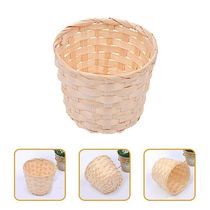 Small Woven Baskets Portable Desktop Baskets Decorative
