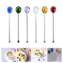 Transparent Long Handle Glass Milk Drink Round Shape Lovely