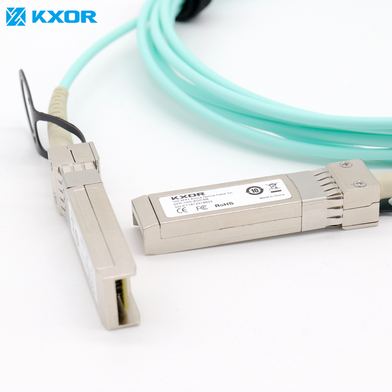 KXOR 10,000 trillion SFP-10G-AOC3M active P9GND optical cable integrated stacking cable module 5M 7M 10M 10M 30M 30M 0MT7R2 suitable for the
