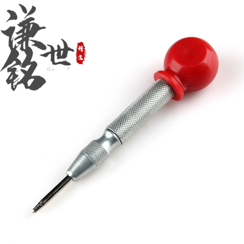 Automatic spring type center punch positioner Brass glass bumper window breaker type punch punch eye punch