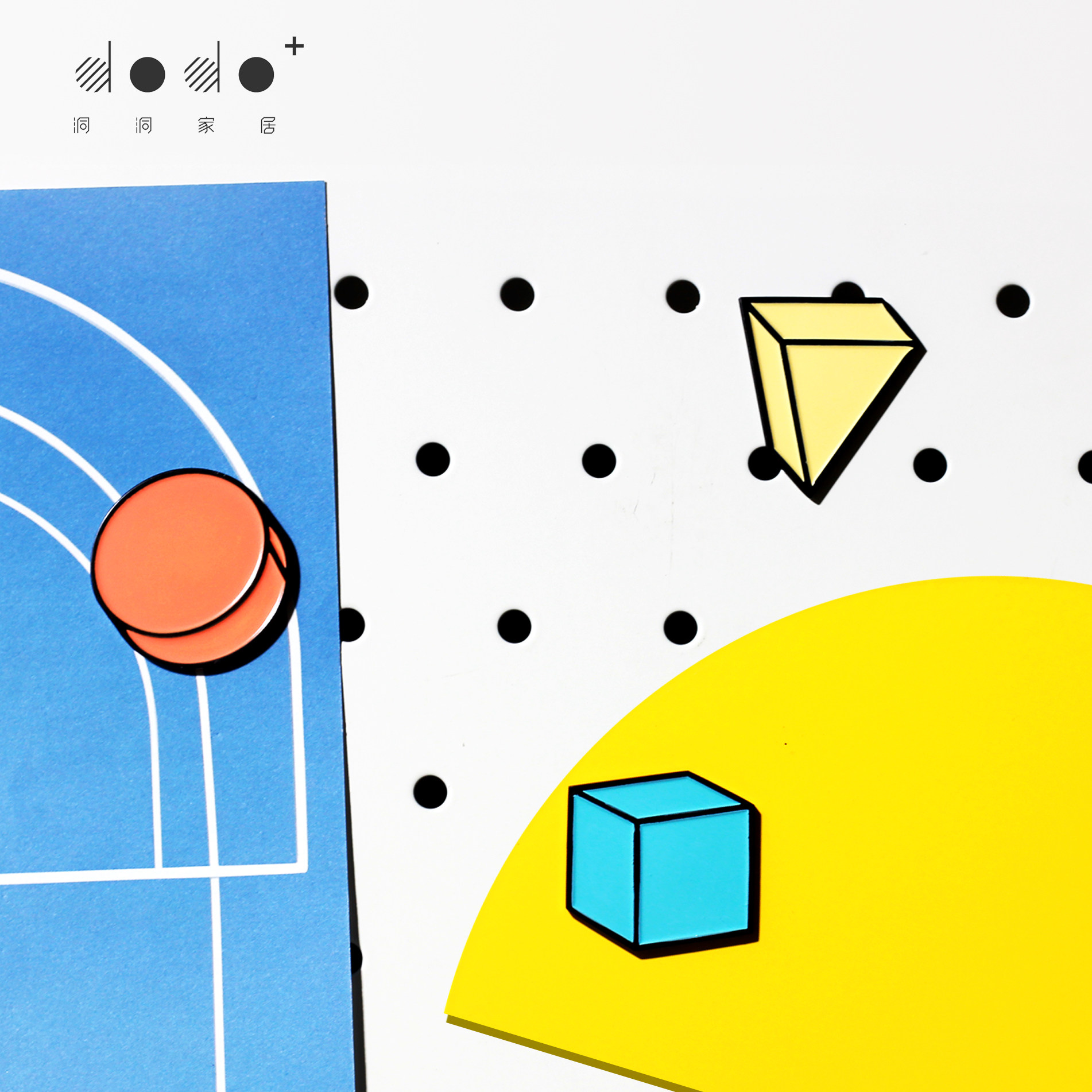 dodo Memphis Art Magnetic Sticker Creative Fridge Magnet