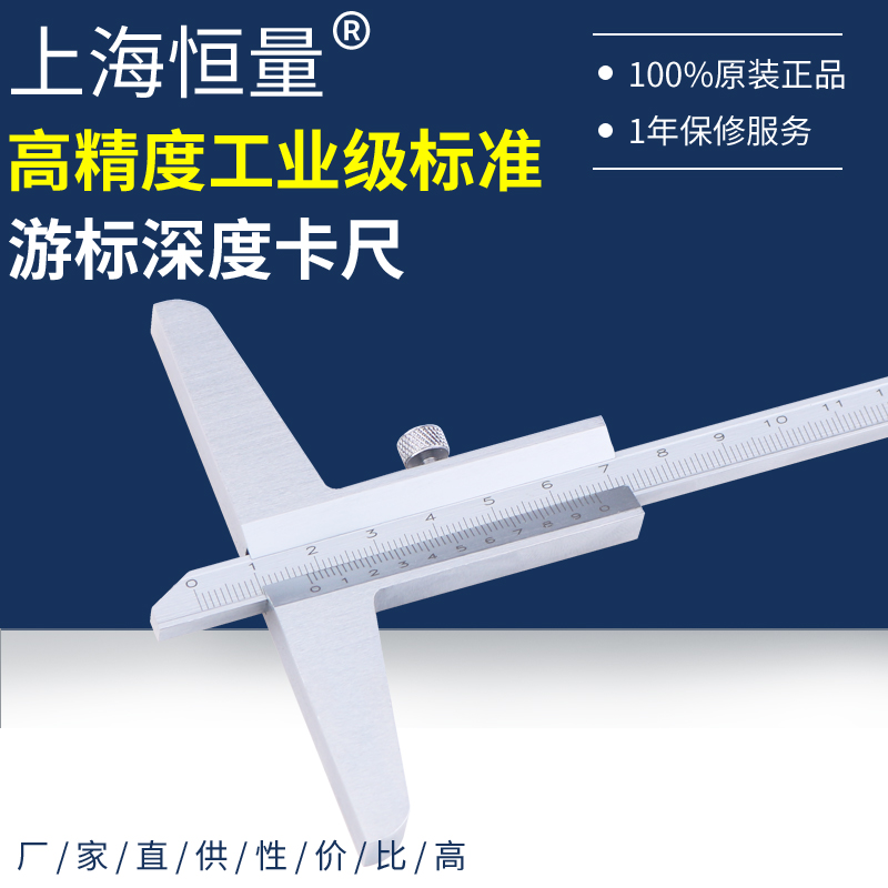 Constant depth ruler 0-300mm vernier depth caliper depth step measuring ruler 0-200mm step step difference ruler