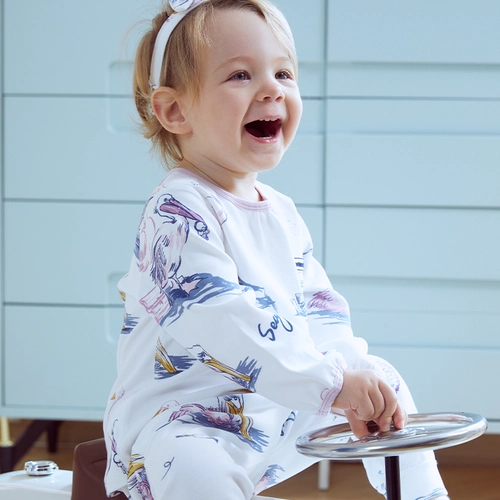 Детская пижама, осенний комплект подходит для мужчин и женщин, детский лонгслив