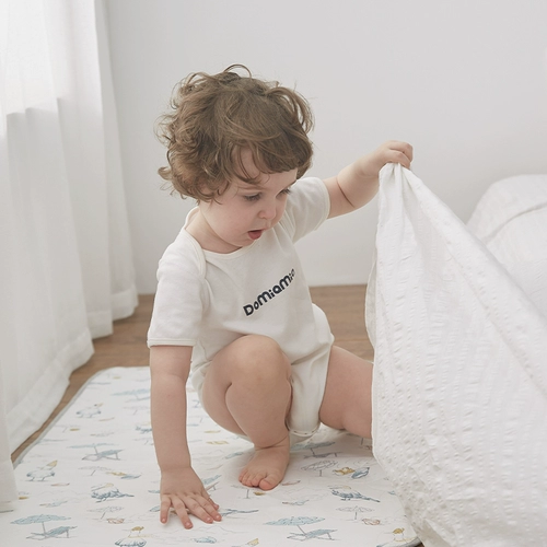 Детский двусторонний водонепроницаемый большой дышащий герметический матрас для новорожденных, можно стирать