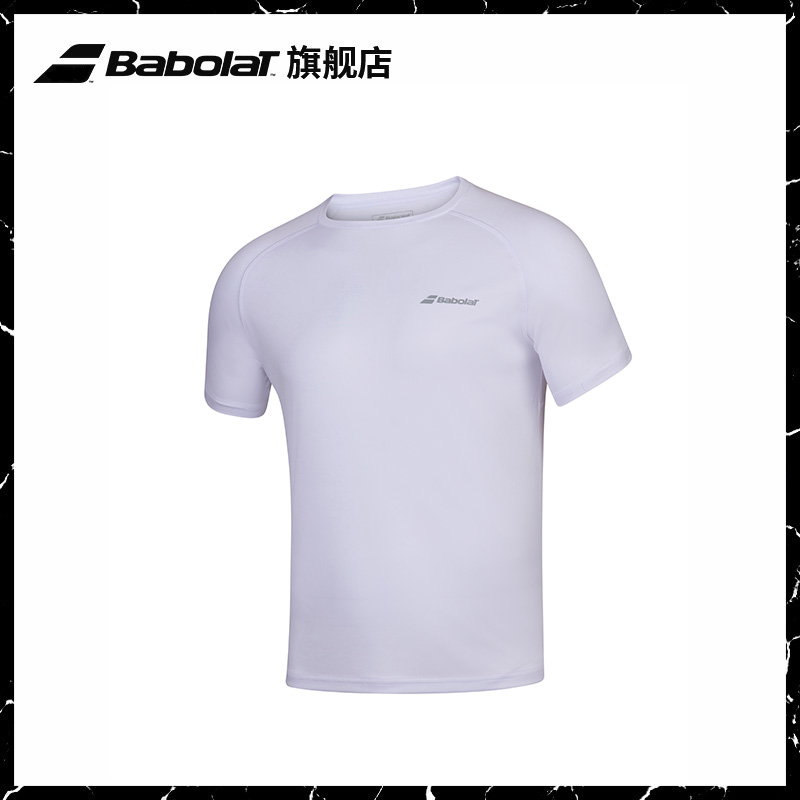 Babolat Baibaoli official 2021 new men's comfortable close-fitting tennis T-shirt round neck 3MP1011