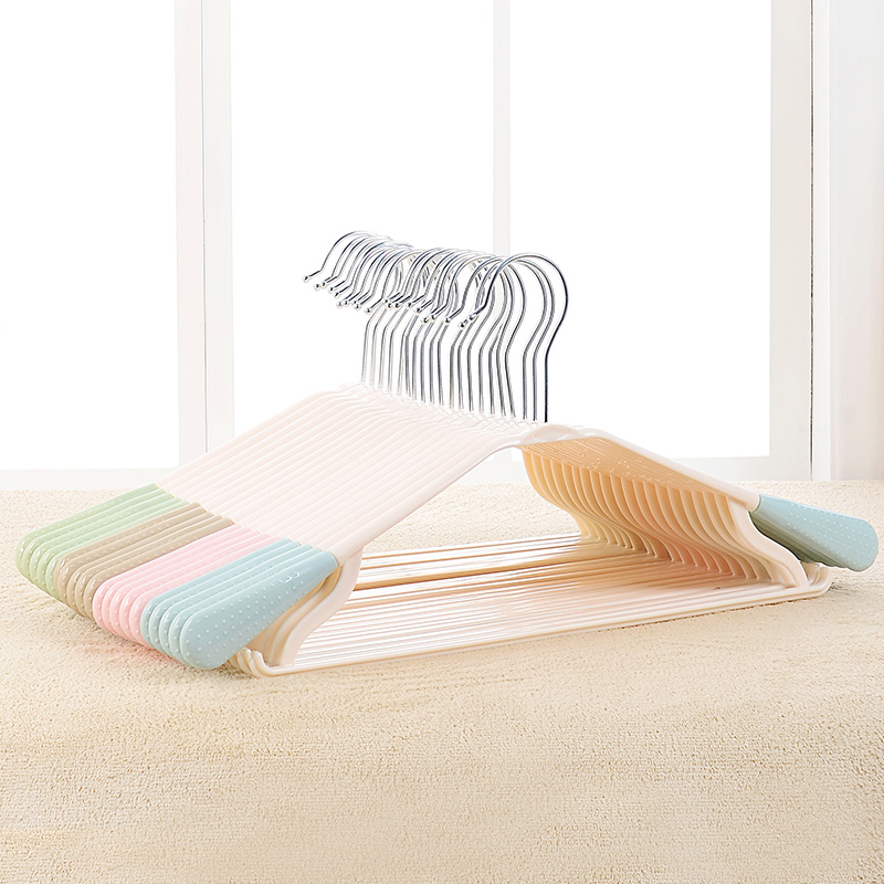 Multifunctional non-slip non-slip clothes drying rack household anti-shoulder corner hangers plastic clothes hangers wholesale