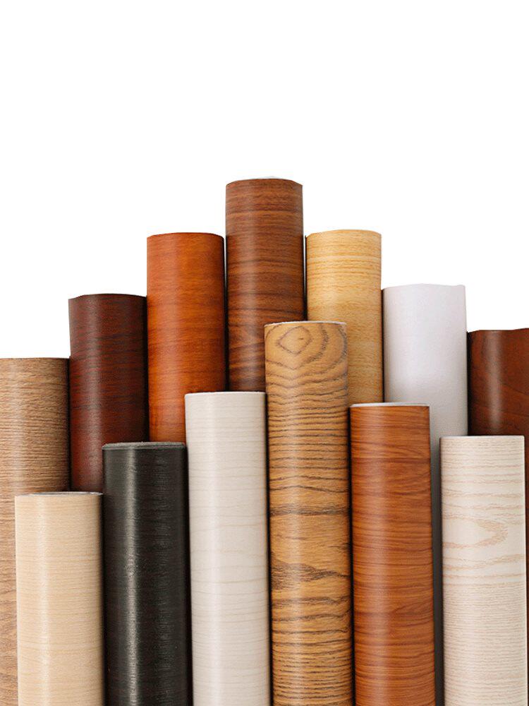 Repair door holes paste old wardrobe cabinet wooden door table waterproof pvc wood grain sticker Decorative wallpaper self-adhesive