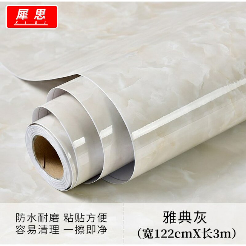 Desktop sticker waterproof and anti-burn, sticky paper table table sticker retouching dins high temperature self-adhesive marble countertop