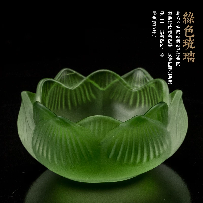 Кристальная стеклянная candlestick ветрозащита для семьи imitation glazed прозрачная свеча стол для Будды поставить свечу лотос аромат свечи подиум