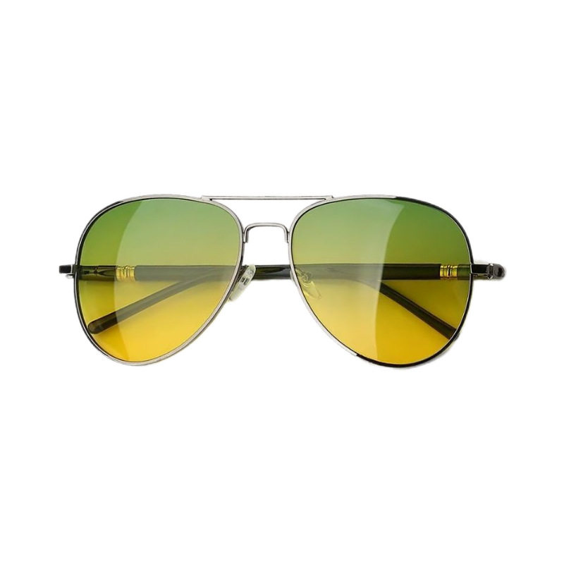 Polarized Sunglasses, Night Vision Driving, High-Definition Sunglasses, Men's Anti-Uv Glare Cycling Sunglasses, Day and Night Dual-Use