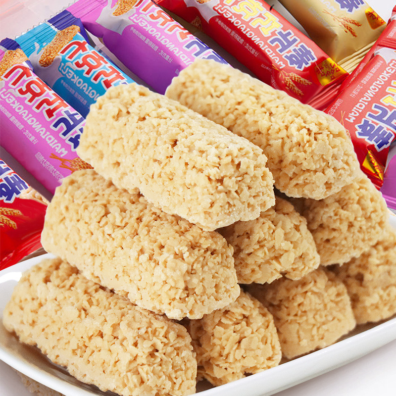 (5 catties more affordable) Oatmeal Chocolate Oatmeal Crisp Oatmeal Chocolate Snack Candy Wholesale 100g-5kg