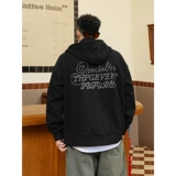 Дизайнерская толстовка с капюшоном, хлопковая осенняя модная куртка, европейский стиль, большой размер