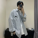 Tide, лонгслив, японская трендовая рубашка, куртка, размер, оверсайз