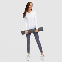 lulu fall new pint yoga conserved speed dry long sleeve sports T-shirt loose and breathable running hood cardigan fitness blouse