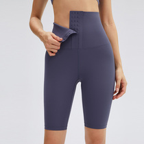 lulu original plant summer sports 50% pants woman high elastic high waist close-up abdominal shaping fitness pants tight fit yoga pants woman