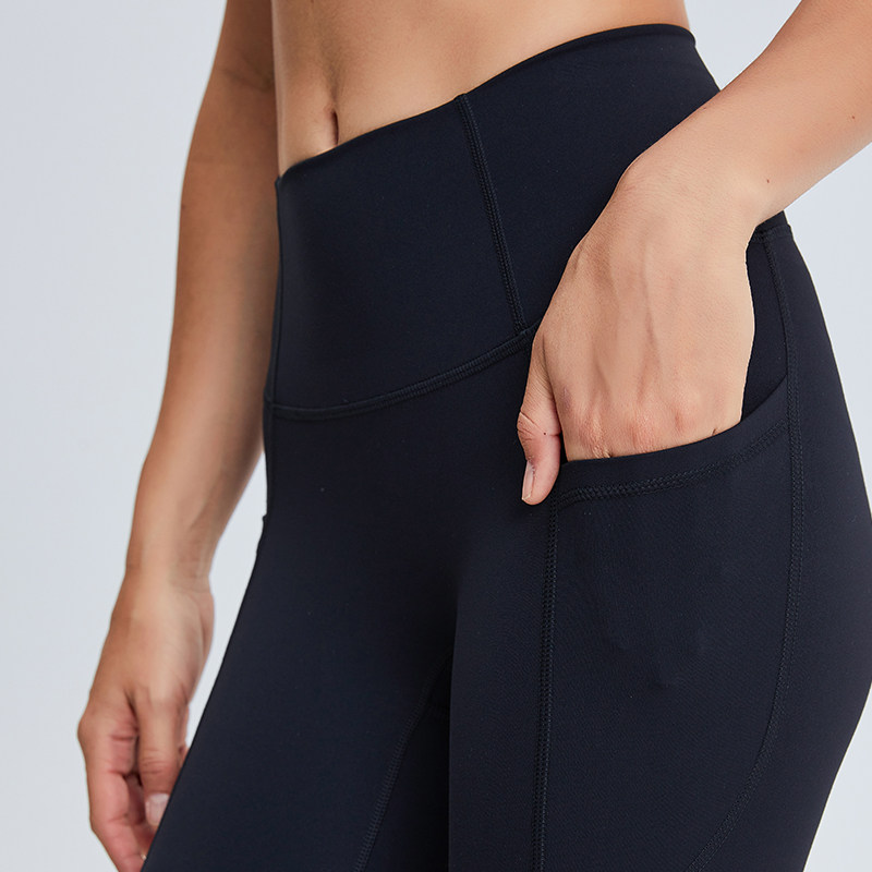 lulu original factory with pocket gym pants female tight height waist collection and hip fitness running sports training yoga pants