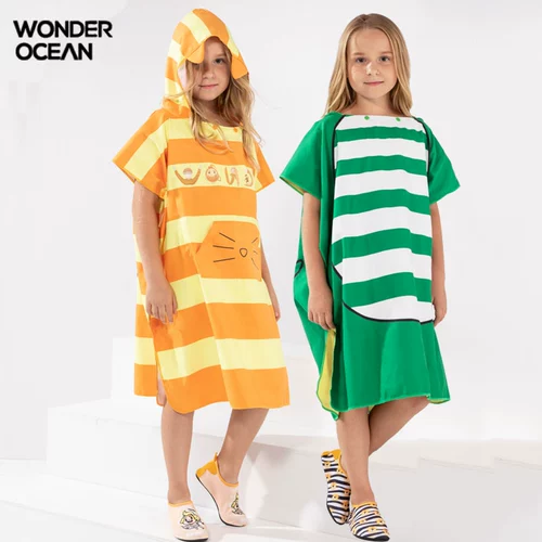 Быстросохнущее детское удерживающее тепло пляжное банное полотенце, коллекция 2021, хорошо впитывает воду