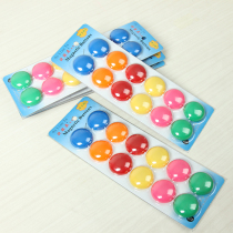 Whiteboard blackboard teaching aids Magnetic sticker Suction buckle magnet magnet refrigerator post 3CM color round magnetic grain round magnetic