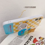 星熙 Apple, мультяшные милые шахматы, совместимая трубка, iPhone12 Pro, iPhone 11, силиконовый чехол для телефона, защитная сумка, с медвежатами, iphone, новая коллекция, 8plus, защита при падении