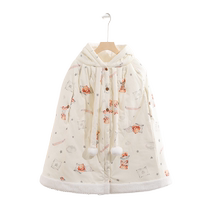 Reachable baby cloak autumn and winter outdoor baby boy and girl windproof winter thickened childrens coat