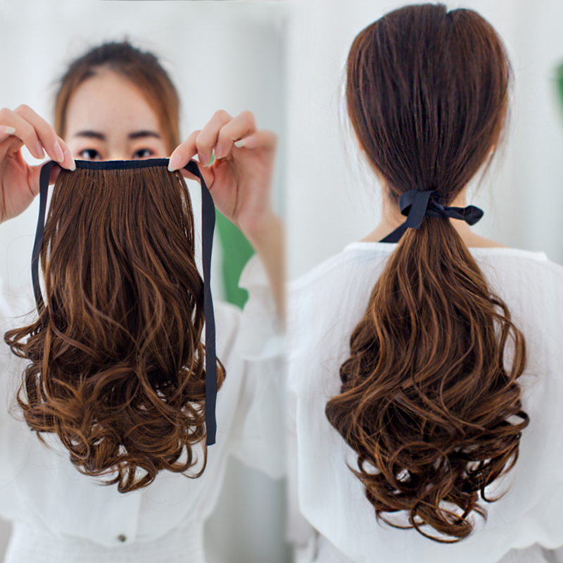 Red Roll Wig Wig Poke Short Natural Wig Female Strap Ultra Short Pear Flower Roll