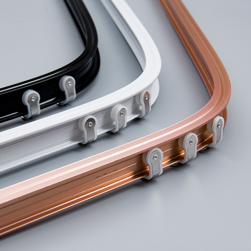 Floating Window Curtain Track Bendable Rail Top Loading Bend Rail U Type L Type Double Track Single Track Silent Chute Bracket Accessory