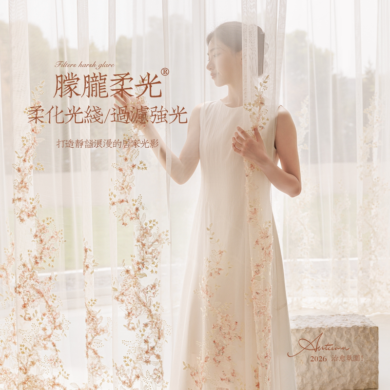 High-End Embroidered Sheer Curtains 2026 New Model French Romantic Bedroom Bay Window Living Room Ambiance European Style White Sheer High-End Embroidered Sheer Curtains 2026 New Model French Romantic Bedroom Bay Window Living Room Ambiance European Style White Sheer