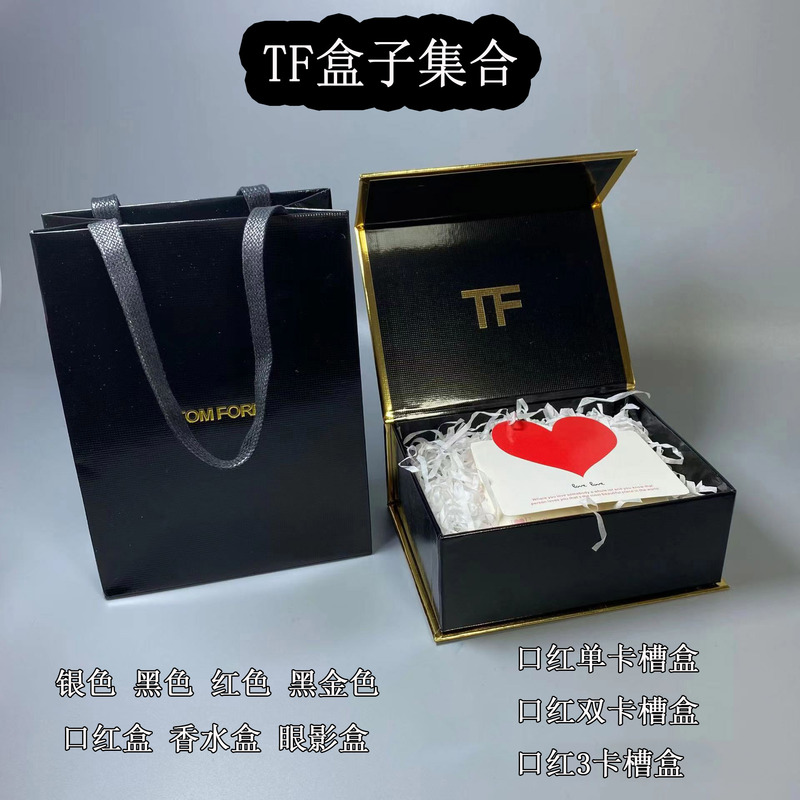 Counter Tf Tom Ford Double Lipstick Packaging Box Handbag Gift Bag Eyeshadow Perfume Gift Box Empty Box