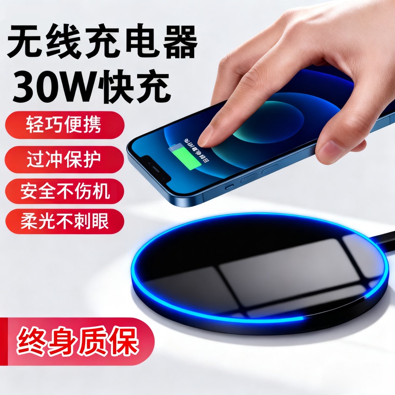 30W Wireless Charger Suitable for Apple 17 Pro Max, iPhone 16 Pro, New Models 15/14/13/12/11, Dock, Earphones, Mini Wireless Charging, Xiaomi XS Max/Xr, Desktop 8P 30W Wireless Charger Suitable for Apple 17 Pro Max, iPhone 16 Pro, New Models 15/14/13/12/11, Dock, Earphones, Mini Wireless Charging, Xiaomi XS Max/Xr, Desktop 8P